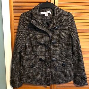 Celebrity Pink  Duffle Pea Coat Tweed